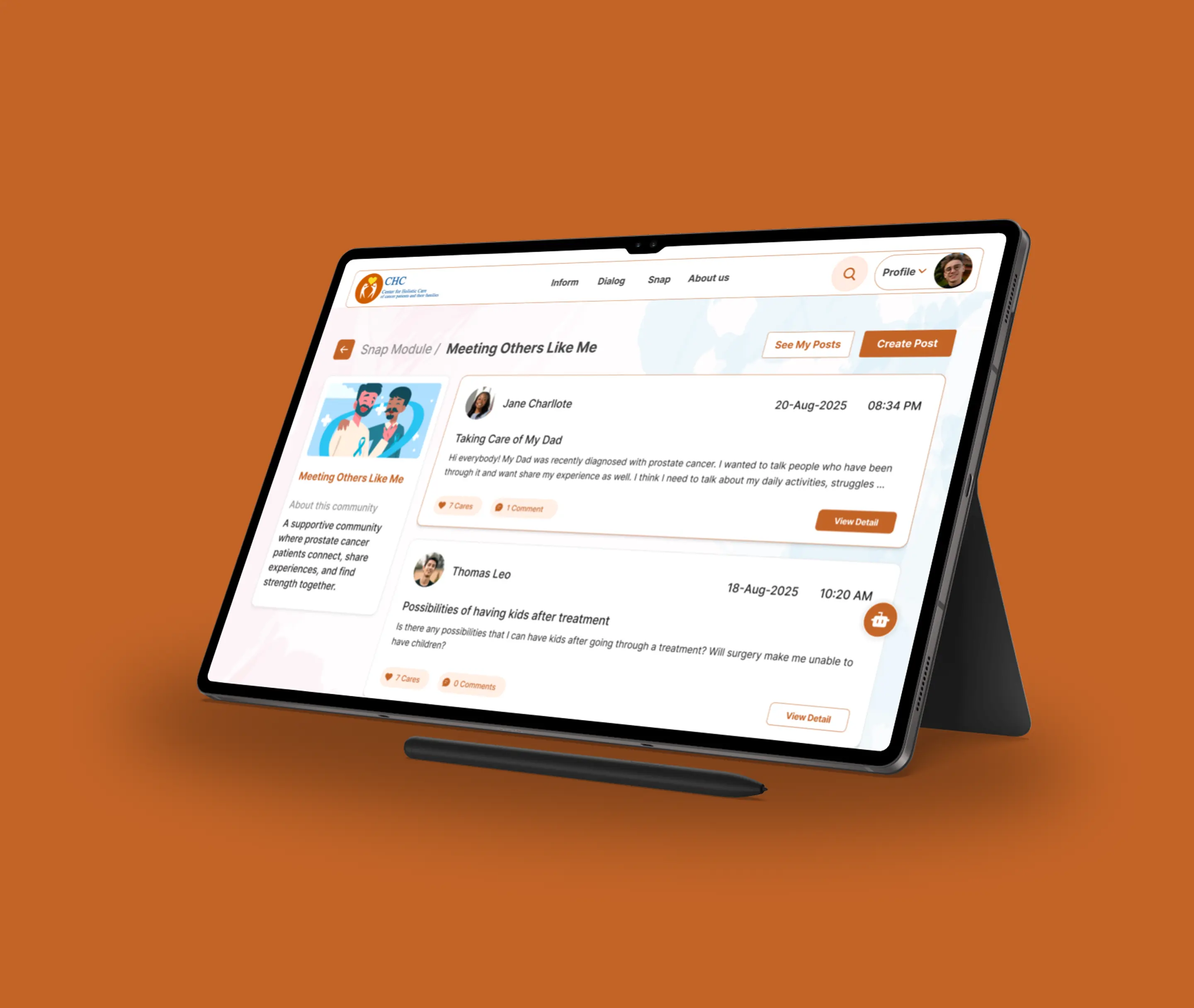 SCIPI Platform Screenshot